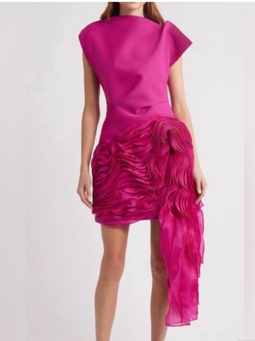 Acler Wigbeth Cap Sleeve Ruffle Mini Dress NWOT